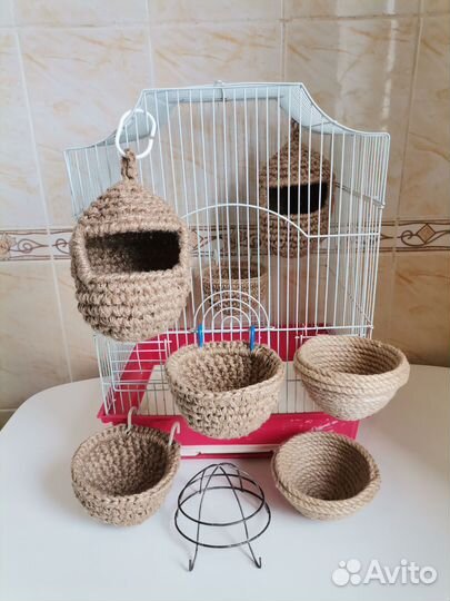 Гнёзда для птиц (канареек и амадин)