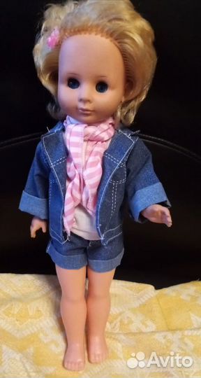 Кукла гдр времен СССР и одежда для неё