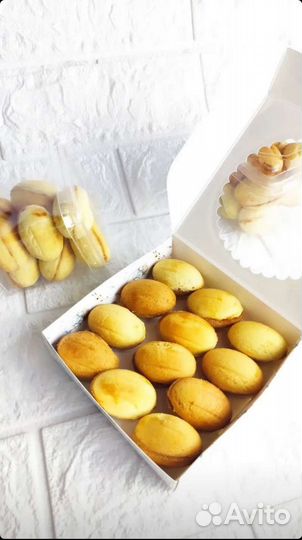 Трубочки белковые, со сгущёнкой и орешки