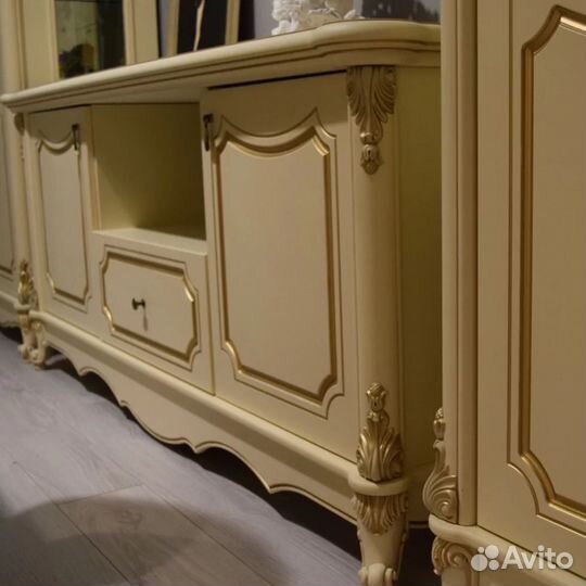 Гостиная в классическом стиле Мона Лиза крем