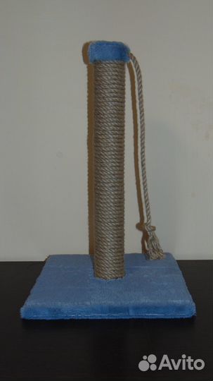 Когтеточка столбик Барсик с игрушкой 49см