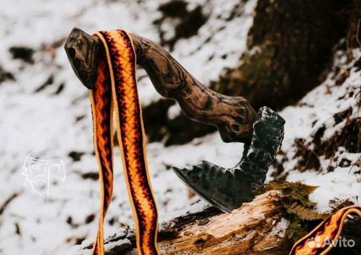 Кованый топор ручной работы Гномий Дорн