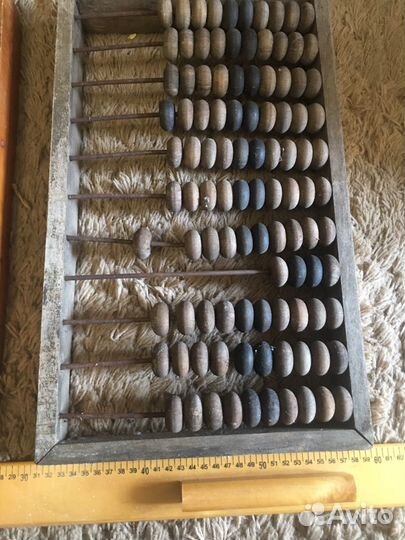 Счеты деревянные бухгалтерские СССР за 2 шт