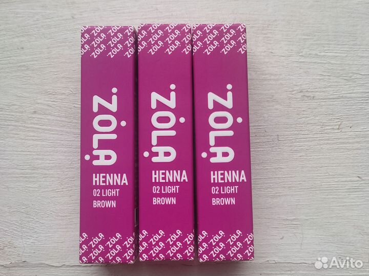 Хна для бровей zola,ND Henna,краска для брвей