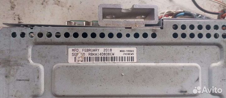 Магнитола pioneer mvh-190 ui