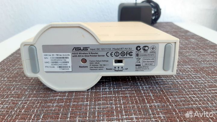 Wifi роутер Asus