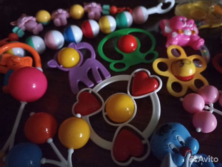 Игрушки погремушки пакетом