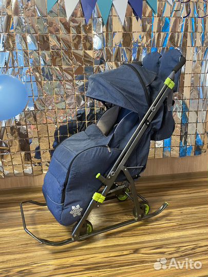 Детские санки коляска