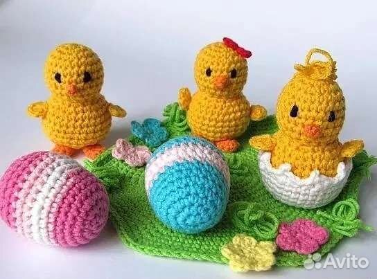 Вязаные игрушки ручной работы