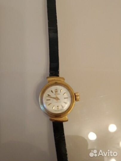 Часы Слава позолоченные