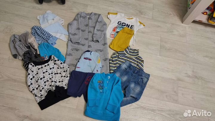 Продам пакетом детских вещей.Ращмер от 86 до 92