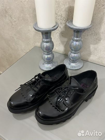 Ботинки лоферы для девочки