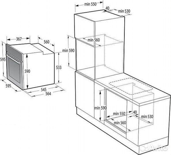 Духовой шкаф gorenje BOS6737E03WG