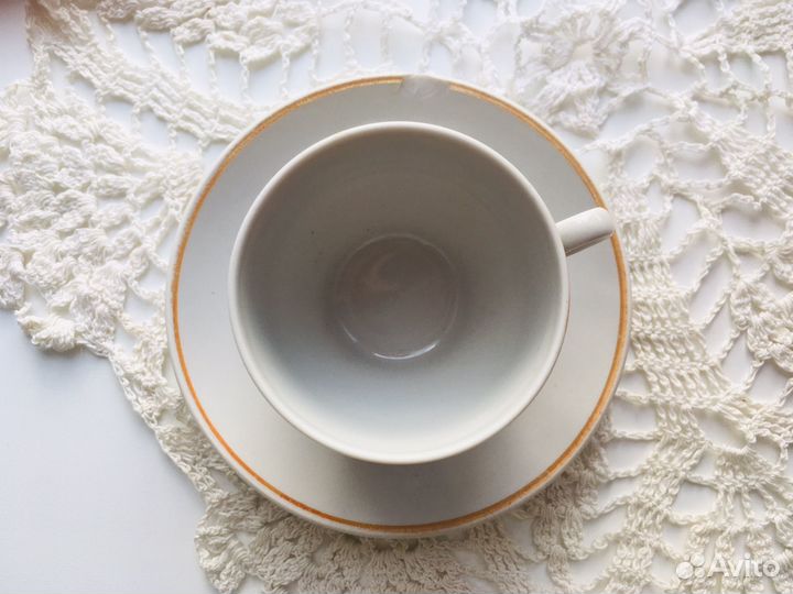 Кофейная пара Красный фарфорист, 1992-2005 гг