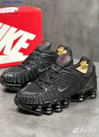 Кроссовки nike shox черные