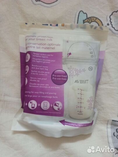 Пакеты Philips Avent для хранения грудного молока