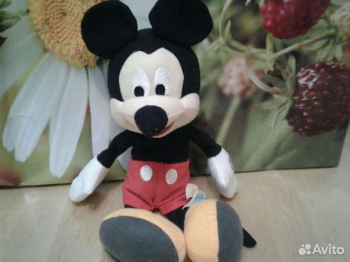 Мягкая игрушка микки маус 30см бу