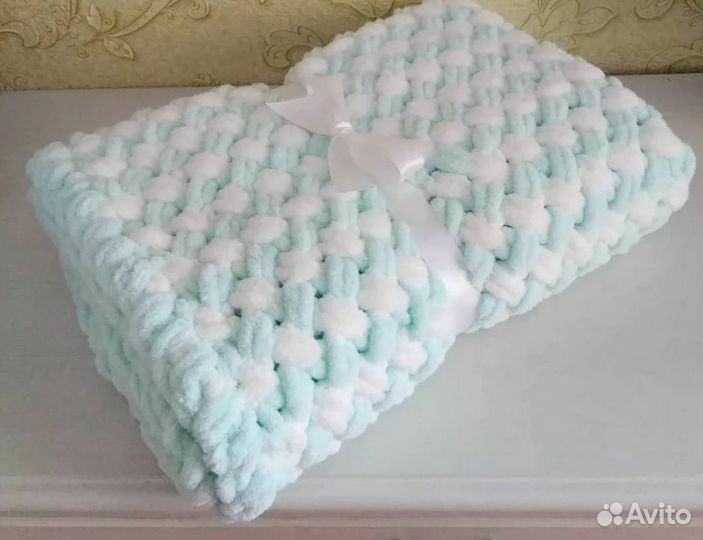 Плед ручной работы