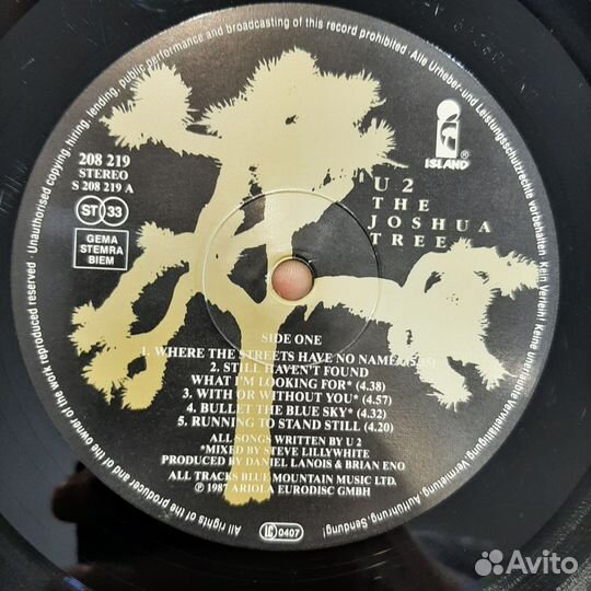 U2 - The Joshua Tree (Germany, 1987)