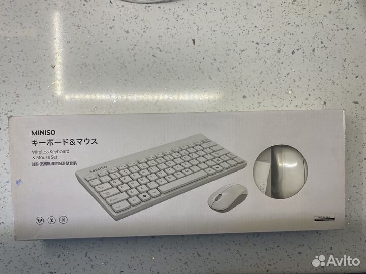 Беспроводная клавиатура и мышь Miniso
