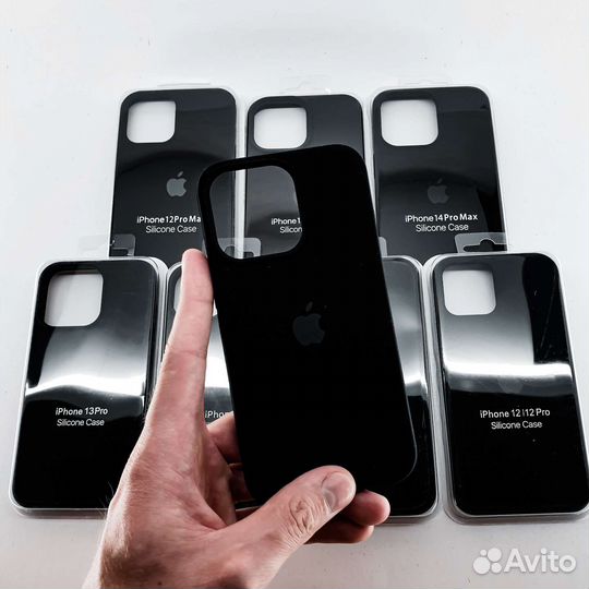 Силиконовые чехлы на iPhone 11 12 13 14 (Pro/Max)