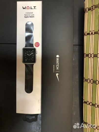 Часы apple watch 3 38 mm nike