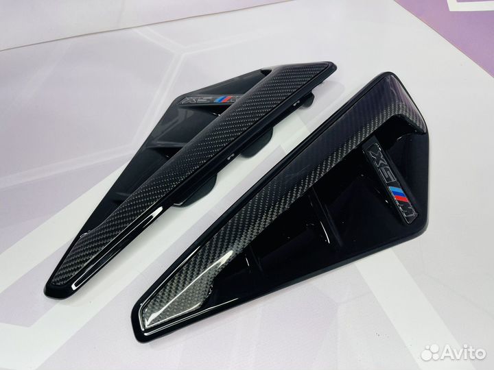 Жабры в крылья BMW X5 G05 карбон