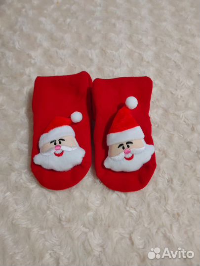 Носки новогодние детские