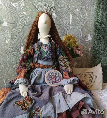 Большая интерьерная кукла Тильда. Рост 1 метр