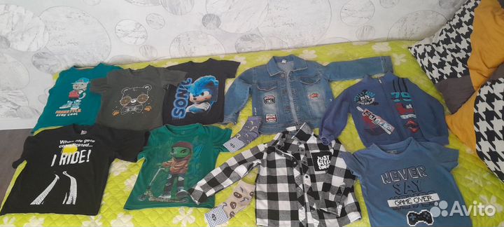 Вещи пакетом на мальчика 98 104