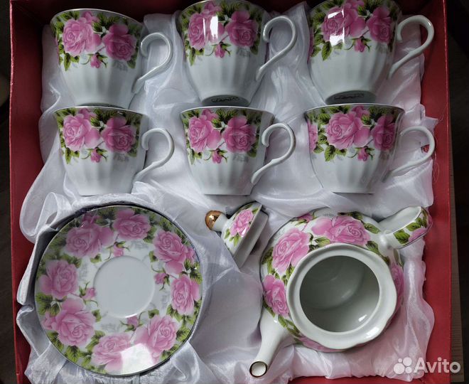 Сервиз чайный фарфор 13 предметов