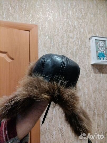 Шапка ушанка мужская натуральная