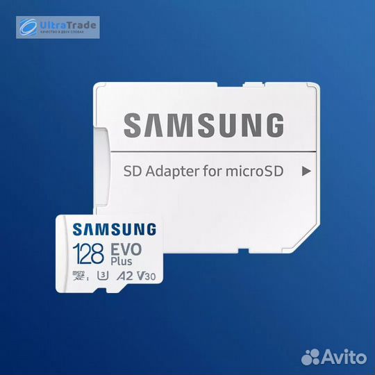 Карта памяти Samsung EVO Plus microsdxc 128Gb UHS