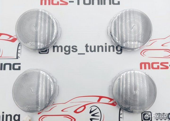 Накладки Burmester в двери с подсветкой W213 64 цв