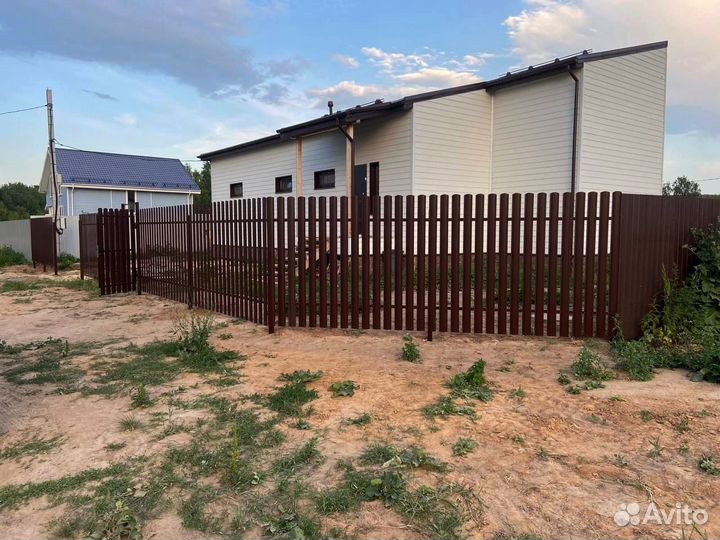 Заборы на заказ штакетник