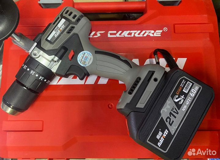 Электрический шуруповерт nanwei 13 мм