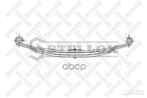 Рессора перед 2/30x65x100 890+820 D36X3/D36X3
