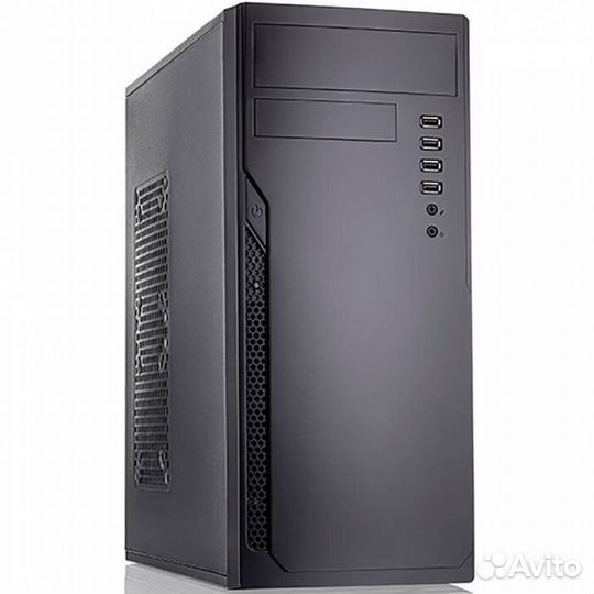 Компьютерный корпус Foxline FL-301 Black FL-301-FZ