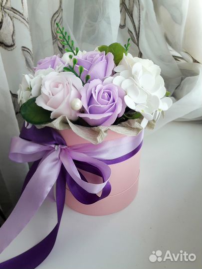 Букеты их мыла, подарок на праздник