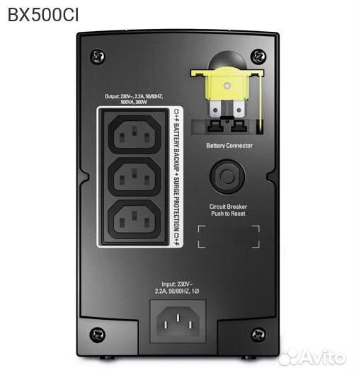 Ибп APC by Schneider Electric Back-UPS BX 500VA, T
