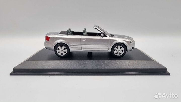 Модель audi A4 Cabriolet B6 silver