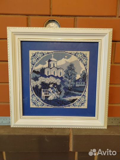 Картина вышитая крестом. Серия