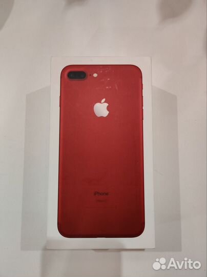 Коробка от iPhone 7 plus red