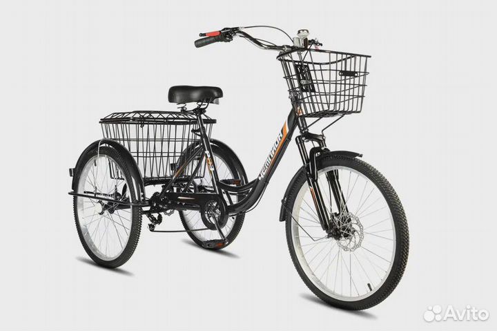 Трехколесный велосипед рвз Чемпион 24 6 ск