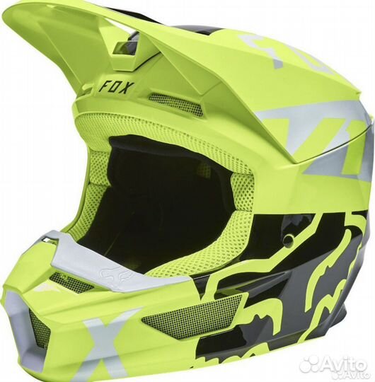 Шлем для мотокросса fox V1 Skew Helmet Neon