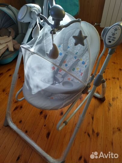 Коляска 3 в1,качель - шезлонг, конверт,комбинезон