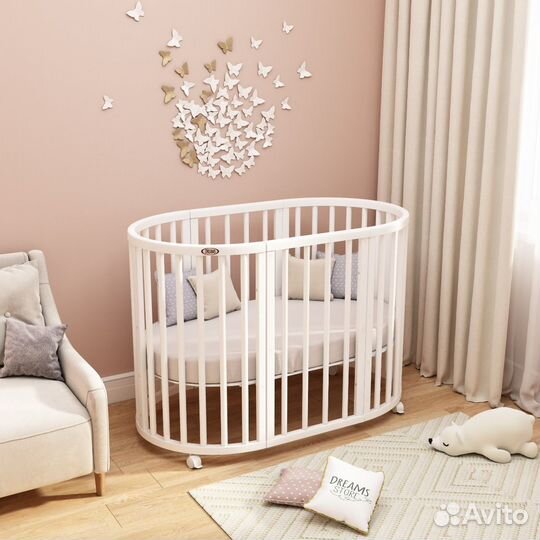 Детская кроватка от 0 до 3 х лет с выставки