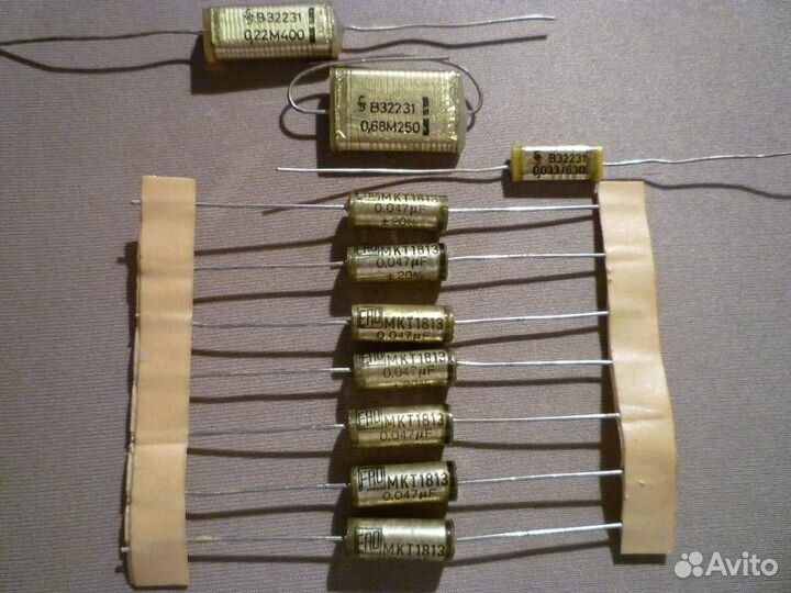 Конденсаторы для усилителей Sprague,Bosch,erо