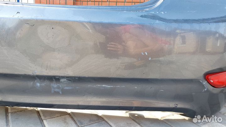 Бампер hyundai solaris задний