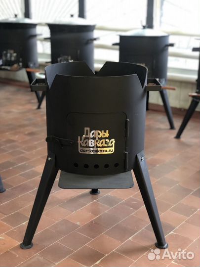 Печь для казана 10-12 л переносная